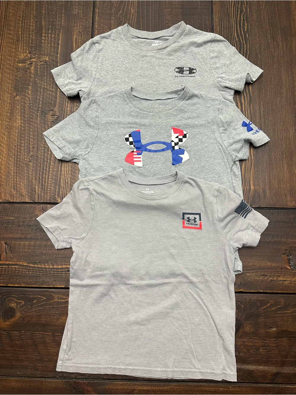 Set of 3 Boys Under Armour TShirts Size XS